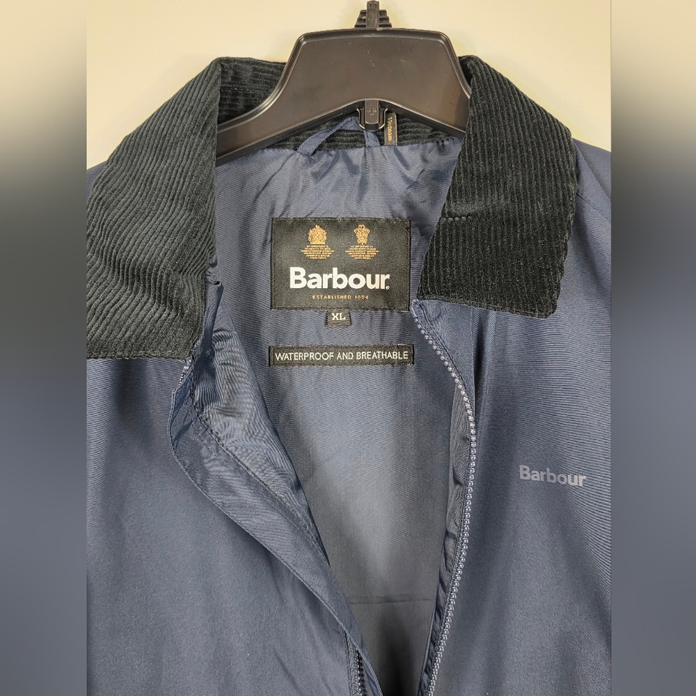 Barbour Domus Water Resistant Jacket Classic Navy - Picture 6 of 8